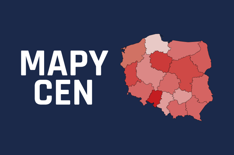 Mapy cen oleju napędowego, benzyny i LPG w lipcu 2018 roku